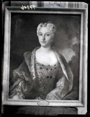 Schloß; Ölbild, Luise Fürstin von Stolberg-Gedern