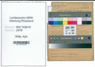Entnazifizierung Karl Witte , geb. 03.03.1903 (Angestellter)