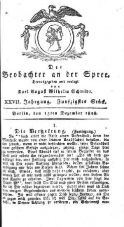 50. Stueck, 15. Dezember 1828
