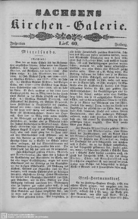 Mittelsayda, Groß-Hartmannsdorf, Dorfchemnitz : 60. Lieferung