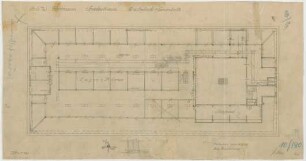 Fischer, Theodor; München; Bayerische Geschützwerke - Speisehaus (Grundriss DG)