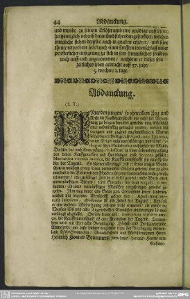 Abdankung : Abdanckung