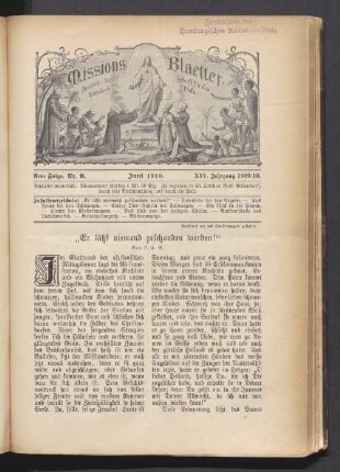 Nr. 9. Juni 1910