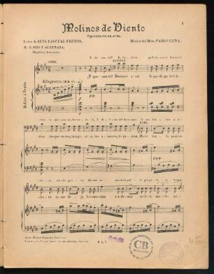 Molinos de viento : N° 3 - Dúo y serenata
