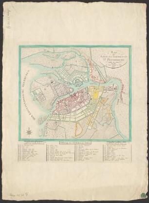 Plan der Kaiserlichen Residenz-Stadt St. Petersburg