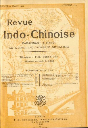Lundi 11 Mars 1901. Numéro 125