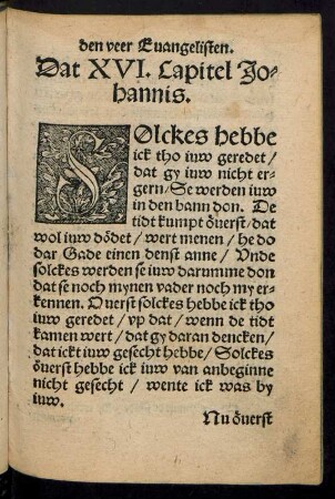 Dat XVI. Capitel Johannis.