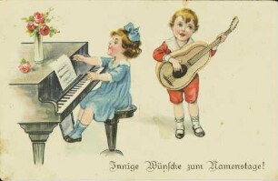 Innige Wünsche zum Namenstage!