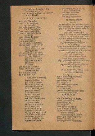 La canción del olvido