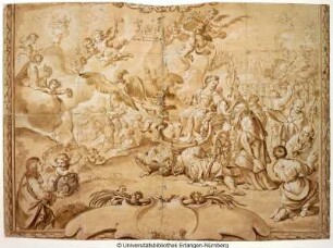 Fragment (untere Hälfte) eines Thesenblattes unbekannter Bestimmung