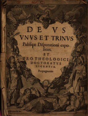 Pronunciata theologica de deo uno et trino