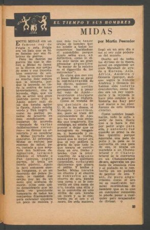 Midas : El tiempo y sus hombres