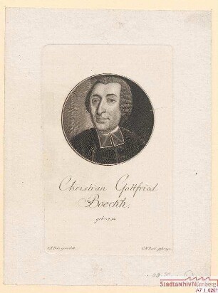 Christian Gottfried Boeckh; geb. 1732