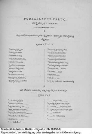 Dod-Ballapur Taluk