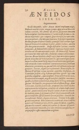 Aeneidos Liber XI.