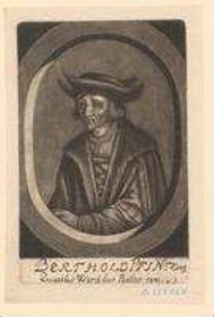 Berthold (II a) Pfinzing der Vierte, Ratsherr; (gest.) 1341