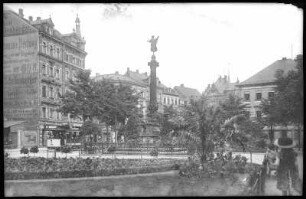 Chemnitz. Theaterplatz und Siegesdenkmal