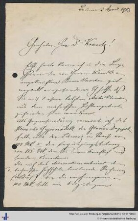 Brief, 02.04.1903