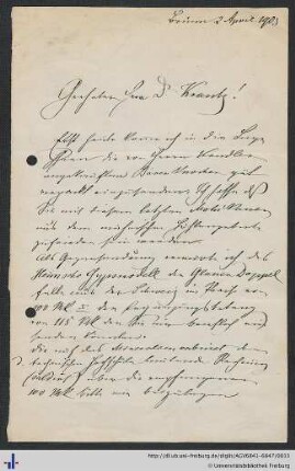 Brief, 02.04.1903