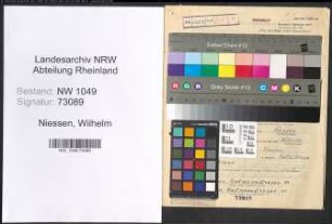 Entnazifizierung Wilhelm Niessen , geb. 20.08.1917 (Polizeibeamter)