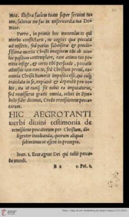 Hic aegrotanti [...]
