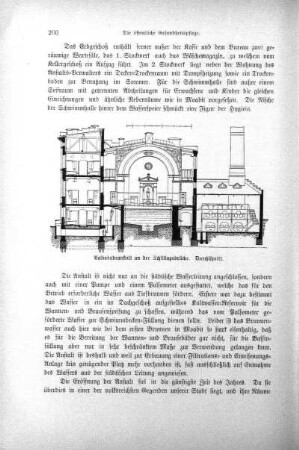Volksbadeanstalt an der Schillingsbrücke. Durchschnitt