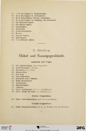 Möbel und Kunstgegenstände (Nr. 187-655)