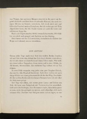 Der Abstieg