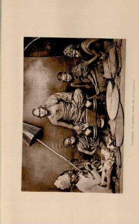 Poonghye, or priest, with his attendants