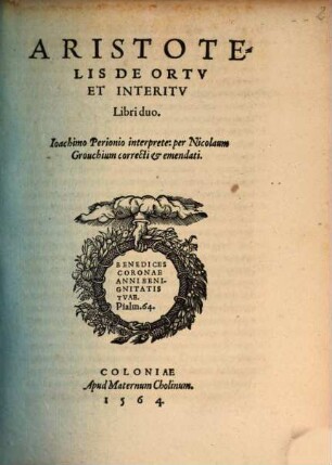 De ortu et interitu libri duo