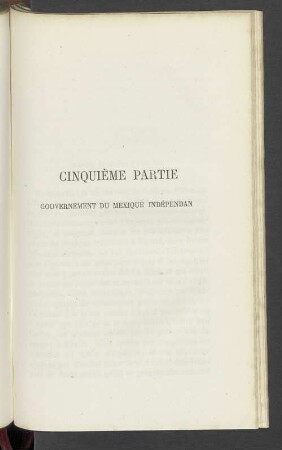 Cinquième Partie