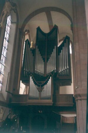 Orgel von Johannes Klais Orgelbau (1962). Großlittgen, Kloster Himmerod, Abteikirche