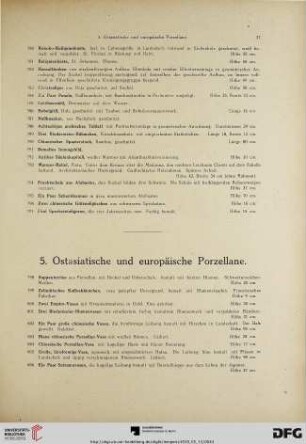 Ostasiatische und europäische Porzellane (Nr. 798-899)