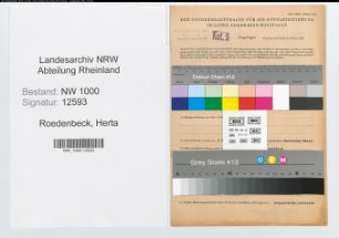 Entnazifizierung Herta Roedenbeck, geb. 17.10.1914 (Postangestellte)