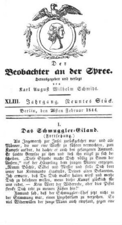 9. Stueck, 26. Februar 1844