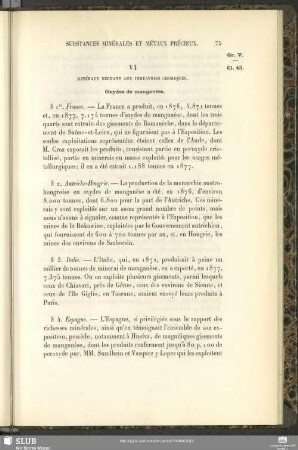 VI. Minéraux Servant Aux Industries Chimiques