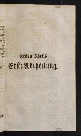 c2r-204, Ersten Theils Erste Abtheilung