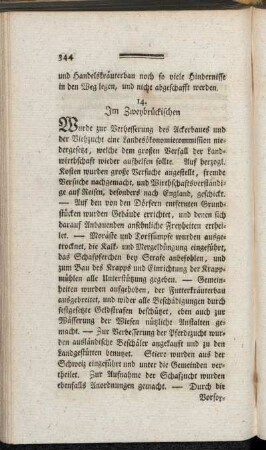 14. Im Zweybrückischen