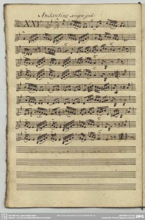 25. Anonymus, Andante, e-Moll