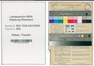 Entnazifizierung Theodor Raben , geb. 28.04.1904 (Kaufmaennischer Angestellter)