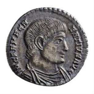 Münze, Siliqua, 19. Jannuar 350 - 18. August 353 n. Chr.