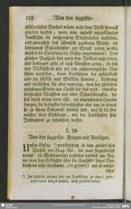 §. 39. Von den suggestiv-Fragen und Aussagen