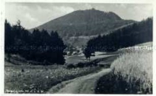 Ansicht vom Berg Lausche im Lausitzer Gebirge