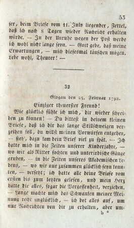 32. Glogau den 25. Februar 1798.