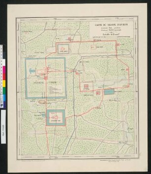 Carte du groupe d'Angkor