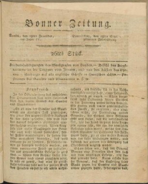 Bönnisches Intelligenzblatt. 1796-1796