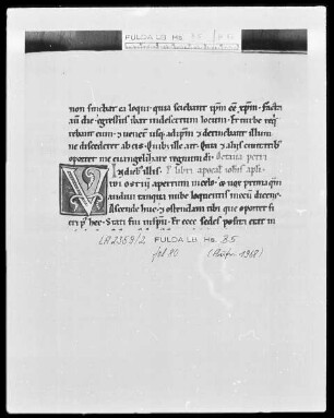 Lectionarium Missae — Initiale V, Folio 80recto