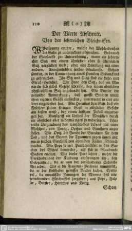 Der vierte Abschnitt. Von den lehrreichen Gleichnissen