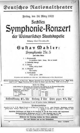 Sechstes Symphonie-Konzert