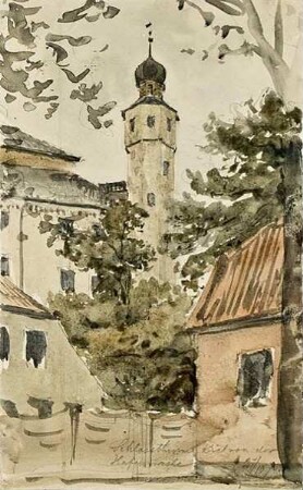 Schlossturm Kiel von der Hafenwache